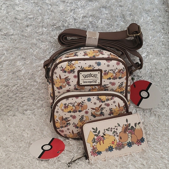 Loungefly Handbags - Loungefly Pokemon Crossbody and coin purse Set
